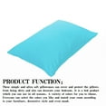 thumbnail image 2 of 2 Pack 14" x 20" Microfiber Toddler Pillowcases with Envelope Closure, Soft and Breathable Small Pillow Covers for Travel, Blue, ( Pillow not included ), 2 of 5