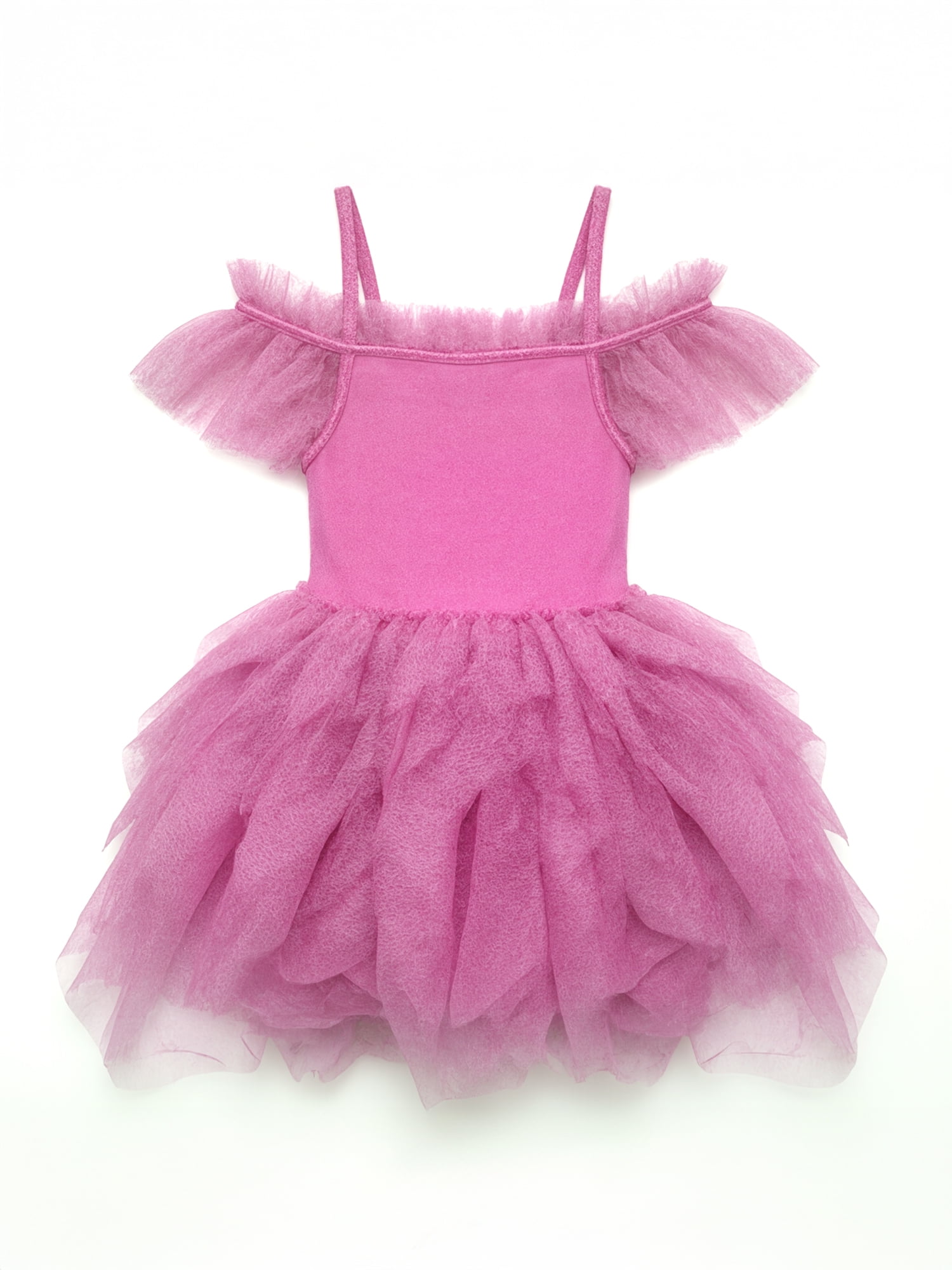 Disney Minnie Mouse Baby and Toddler Girls Glitter Tutu Dress, Sizes 0/3M-5T