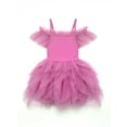 thumbnail image 2 of Disney Minnie Mouse Baby and Toddler Girls Glitter Tutu Dress, Sizes 0/3M-5T, 2 of 5