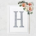 thumbnail image 4 of BalsaCircle 8" Silver Solid Letter H Self-Adhesive Rhinestones Gems Sticker, 4 of 8