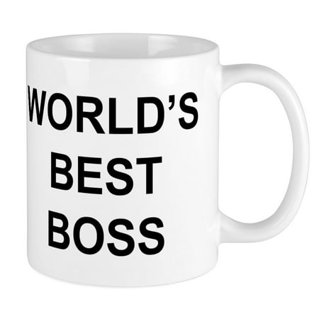 CafePress - World's Best Boss Mug - Unique Coffee Mug, Coffee Cup