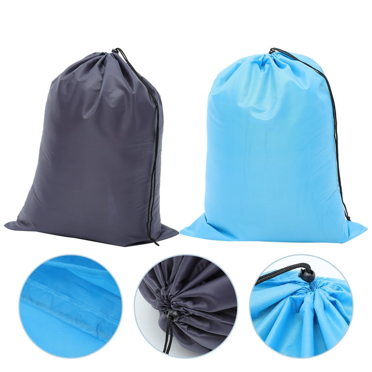 2pcs Waterproof Laundry Bags Polyester Laundry Pouch Laundry Bag Dirty Clothes Bags