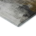 thumbnail image 3 of Addison Rugs Mayfield Premium Machine Washable Transitional Abstract Brown Round Rug, 8' X 8' Machine Washable Transitional Abstract Brown Oversized Sherpa Throw Blanket, 3 of 6