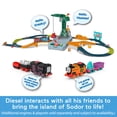 thumbnail image 5 of Thomas & Friends Talking Diesel Toy Train, Motorized Engine with Phrases & Sounds, 4 Pieces, 5 of 7