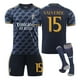 thumbnail image 1 of 23-24 Real Madrid Away Royal Blue Shirt No.10 Modric 7 Pooh C Ronaldo 5 Bellingham Football Kit NO.15 VALVERDE 20, 1 of 5