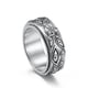 thumbnail image 3 of Guardurnaity Stainless Steel Engraved Band Ring Retro Men Couple Knuckle Aesthetic Office Anniversary Vacation Husband Jewelry Accessories Type7 NO7, 3 of 6