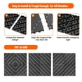 thumbnail image 4 of 44 Pack Plastic Interlocking Deck Tiles, 12"x12" Interlocking Patio Tiles, All-Weather Indoor Outdoor Use, Floor Decking Tiles for Garden Lawn Swimming Pools Porch Poolside Balcony Backyard, 4 of 9