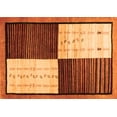 thumbnail image 1 of Ahgly Company Indoor Rectangle Abstract Orange Contemporary Area Rugs, 2' x 4', 1 of 1