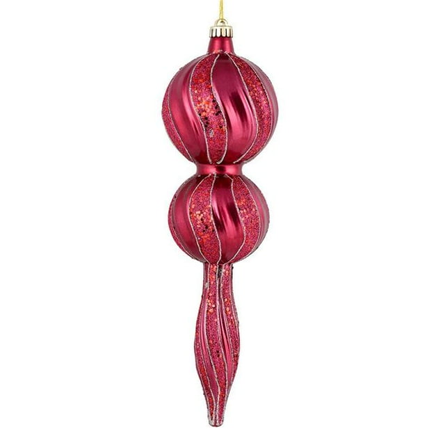Vickerman N186921D 16.5 Po. Embout Pailleté Rouge Baie
