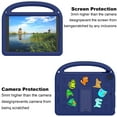 thumbnail image 5 of Dteck Crossbody Strap Kids Case for iPad 9th 8th 7th Generation,Cute EVA Hand Grip Case Shockproof Kickstand Cover with Shoulder Strap for iPad 10.2 inch 2021/2020/2019,Navyblue, 5 of 6