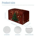 thumbnail image 6 of Yuyamidu Xmas Tree PU Leather Tissue Box Cover for Living Room Square Tissue Box Holder for Napkin Facial Paper Decorative Facial Paper Organizer Dispenser Christmas Decor, 6 of 8