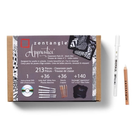 Sakura of America 1588296 Zentangle Apprentice Classroom Set No.2, Black