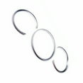 thumbnail image 1 of 3pcs Circle Dashboard Decoration Circles Gauge Refitting Accessories Smooth Delicate Ring Fiber Automobile Supplies Replacement for Macan, 1 of 1
