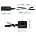 thumbnail image 4 of 3X -USB POE Splitter 48V à 5V2A/3A Mini Alimentation USB Norme Nationale avec Charge de Téléphone Intelligent, 4 of 5