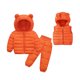 thumbnail image 1 of Gibobby Conjunto de leggings para bebés y niñas Conjunto de ropa de 3 piezas para niñas y niños, de invierno, de manga larga(Naranja, 12-18 Meses), 1 of 3