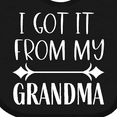 thumbnail image 4 of Inktastic I Got It from My Grandma Boys or Girls Baby Bib, 4 of 4