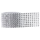 thumbnail image 5 of Cinta de malla de diamantes de imitación brillantes de 1 yarda para boda. Plata, 5 of 8