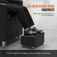 thumbnail image 3 of VEVOR Shampoo Backwash Chair Salon & Spa Hair Washing Station with Wide Footrest, 3 of 9