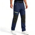 thumbnail image 3 of Rvwovn Men's Hiking Pants, Reinforced Knee Work Outdoor Pants with Belt Loops & Zipper Pockets, 3 of 8