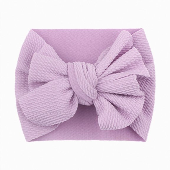 Splozh Baby Flower Headband Cute Bows 1PC Newborn Infant Baby Toddler Girls Bowknot Headband Stretch Hairband Headwear,Purple,One Size