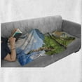 thumbnail image 6 of European Soft Flannel Fleece Throw Blanket, Historic Print European of Salzburg Land with Cloudy Sky and River in Austria, Cozy Plush for Indoor and Outdoor Use, 60" x 80", Multicolor, by Ambesonne, 6 of 6