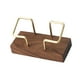 thumbnail image 5 of Organizador de de madera de escritorio de 11x5 cm para reuniones, conferencias accesorias versátiles versátiles de mesa de marco Marrón oscuro, 5 of 8