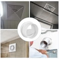 thumbnail image 3 of Phenofice One-Way Airflow Air Vent Connector ABS White 1Pack, 3 of 8