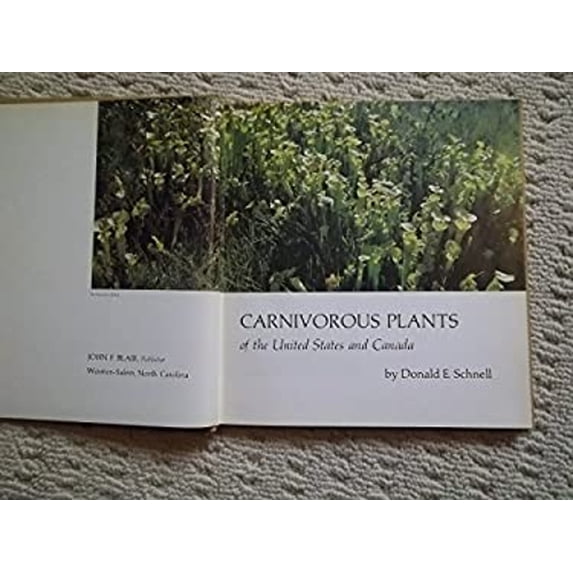 Pre-Owned Carnivorous Plants of the United States and Canada (Hardcover) 0910244901 9780910244909
