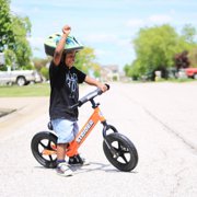 Strider 12 Sport Bike, Orange - No Pedal Balance Bicycle for Kids 1 to 4 Years - Includes Safety Pad, Padded Seat, Mini Grips, Flat-Free Tires -Easy Assembly, Tool-Free Adjustments