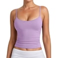 thumbnail image 3 of Shadoumai Women's Basic Double Lined Scoop Neck Tank Tops Adjustable Cami Tank Summer Sleeveless Tops, 3 of 8