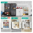 thumbnail image 4 of Small Metal Cabinet with Shelves,36 inch Garage Storage Cabinet with Lock,White Metal Storage Cabinets with Locking Doors,Lockable Office File Cabinets for Home,Office,Shop,Garage, 4 of 6
