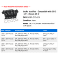 thumbnail image 2 of Intake Manifold - Compatible with 2012 - 2014 Honda CR-V 2013, 2 of 2