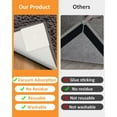 thumbnail image 6 of Bexikou 8 Pcs Non Slip Rug Pad Gripper for Hardwood Floors, White Washable Non Slip Rug Pads Grippers for Area Rugs, Grip Rug Corners to Prevent Sliding, 6 of 6
