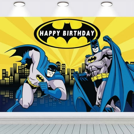 Batman Bat Man Background Taspestry Post Banner Backdrop Party Supplies Wall Decor
