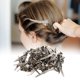 thumbnail image 4 of Pinzas para el cabello plateadas, accesorio para peinado del cabello, posicionamiento del cabello, para peluquería, peluquería, 4 of 8