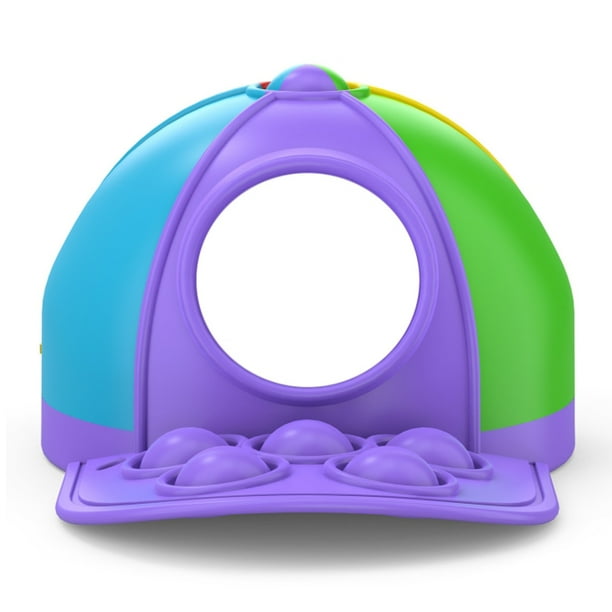 Push Bubble Gorra De Béisbol Monedero Portátil Juguete De Descompresión De Silicona Bolsa De Almacenamiento De Auriculares Para Adultos Y Niños Advancent AP006673-01