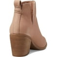thumbnail image 5 of Toms Everly Buck Brown Pull On Stacked Block Heel Almond Toe Fashion Ankle Boots (Buck Brown, 5), 5 of 5