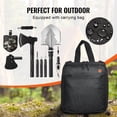 thumbnail image 6 of KFFKFF Emergency Preparedness Shovel and Axe, 16-Function Foldable Camping Tools with Hatchet, Durable Stainless Steel Shovel and Axe Duo, Versatile Crisis Survival Kit for Outdoor Adventures, 6 of 9