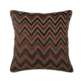 thumbnail image 1 of Cushion Cover, Decorative Grey Zippered Pillow Covers, 18x18 inch (45x45 cm) Velvet Sofa Pillow Covers, Pillow Covers with Chevron Patterned, Modern Style Pillowcase - Dress Chevron, 1 of 3