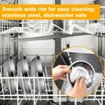 thumbnail image 6 of Qweryboo 6Packs Cat Bowls Cat Food Bowls with Spoon, 6Inch Cats Shallow Bowl, Pet Feeding Bowl Whisker Fatigue Relief, Extra Replacement Bowl-Metal Food and Water Dish, for Small Dogs and Cats, 12oz, 6 of 7