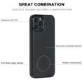 thumbnail image 3 of Clutch Series Case for iPhone 12 Pro Max with Real Leather, Anti-Slip Edge Design, Built-in Metal Plate, 3 of 5
