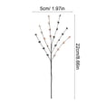 thumbnail image 3 of Roiihwy Halloween Decorations Wreath Of Withered Branches, Artificial Pumpkin Garland, Door Hanging Holiday Display, 11.8x11.8x1.2in Black, 3 of 6