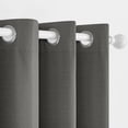 thumbnail image 5 of ZOPZO Thermal Insulated 100% Blackout Curtains, Charcoal Gray, 52W x 84L Inch, Energy Efficient Noise Reducing Drapes for Home Office, 2 Panels, 5 of 5