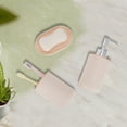 thumbnail image 3 of Unique Bargains Durable Round Bathroom Accessories Kit 3Pcs Pink, 3 of 4