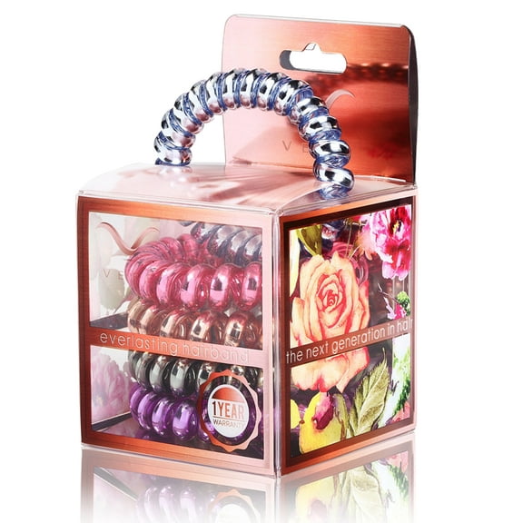 Vere Everlasting Hairbands-Arctic Pure Metal Blend-5pck