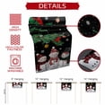 thumbnail image 5 of Christmas Snowman Cotton Linen Table Runner Pine Christmas Tree Snowflakes Balck Dining Table Runners for Home Decor Party Dining Room Restaurant Kitchen Party 13" x 72", 5 of 9