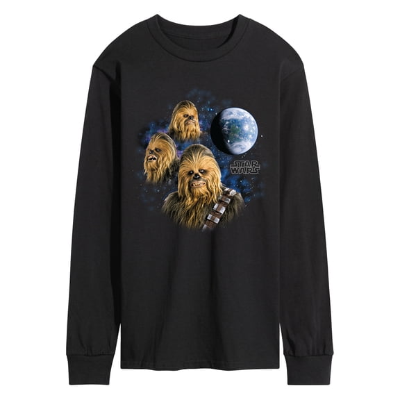 Star Wars - Chewie Moon - Men's Long Sleeve Tee