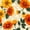 Color 2, variant on Peel and Stick Wallpaper Vibrant Orange Yellow Floral Green Leaves Beige 17.7in x 118in Contact Paper Removable Self Adhesive Wall Mural Wall Decor for Bedroom Kitchen Cabinets