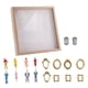 thumbnail image 1 of Kit de marco de caja de sombra resistente con silueta de mini museo para bricolaje, ideal para bodas en casa Madera, 1 of 9
