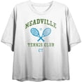 thumbnail image 4 of Meadville Tennis Club CT Women's White Crop Tee-XS, 4 of 6